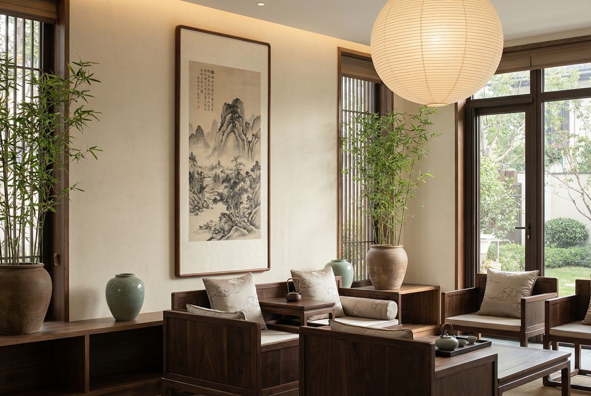 蘑菇视频新中式空间国风视频